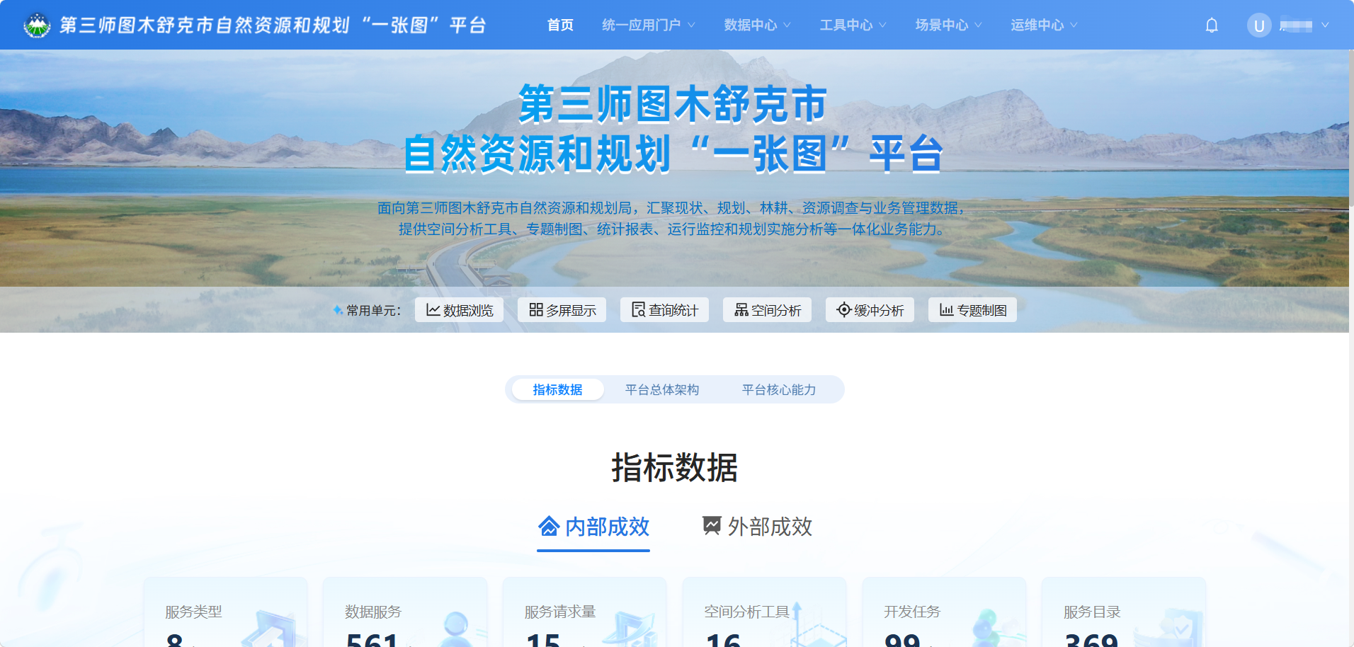一张图平台门户入口